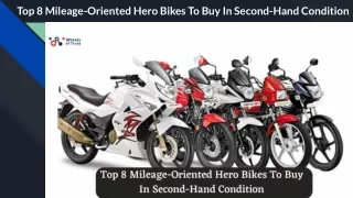 top 8 mileage oriented hero bikes
