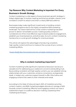 Top Reasons Why Content Marketing Is Important For Every Business’s Growth Strategy (1)