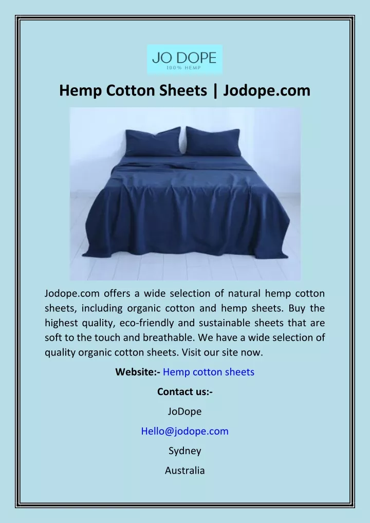 hemp cotton sheets jodope com