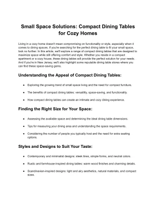 small space solutions compact dining tables
