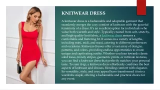 knitwear dress