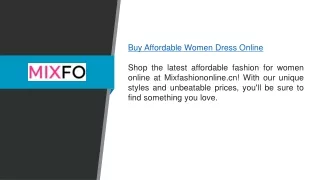 Buy Affordable Women Dress Online  Mixfashiononline.cn