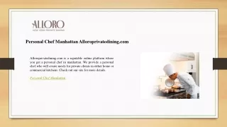 personal chef manhattan alloroprivatedining com