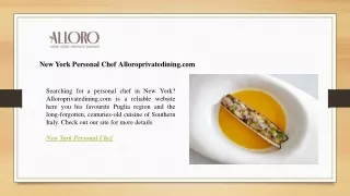 new york personal chef alloroprivatedining com
