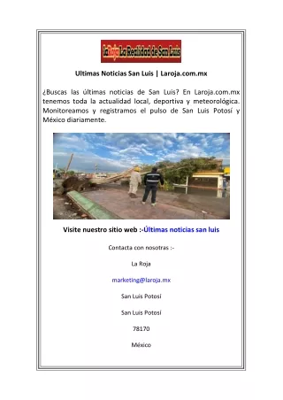Ultimas Noticias San Luis  Laroja.com.mx