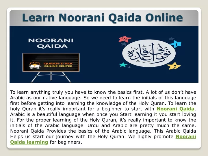 learn noorani qaida online