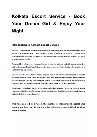 Amazing Escort Service in Kolkata call girl 9892022745 - Call Girl