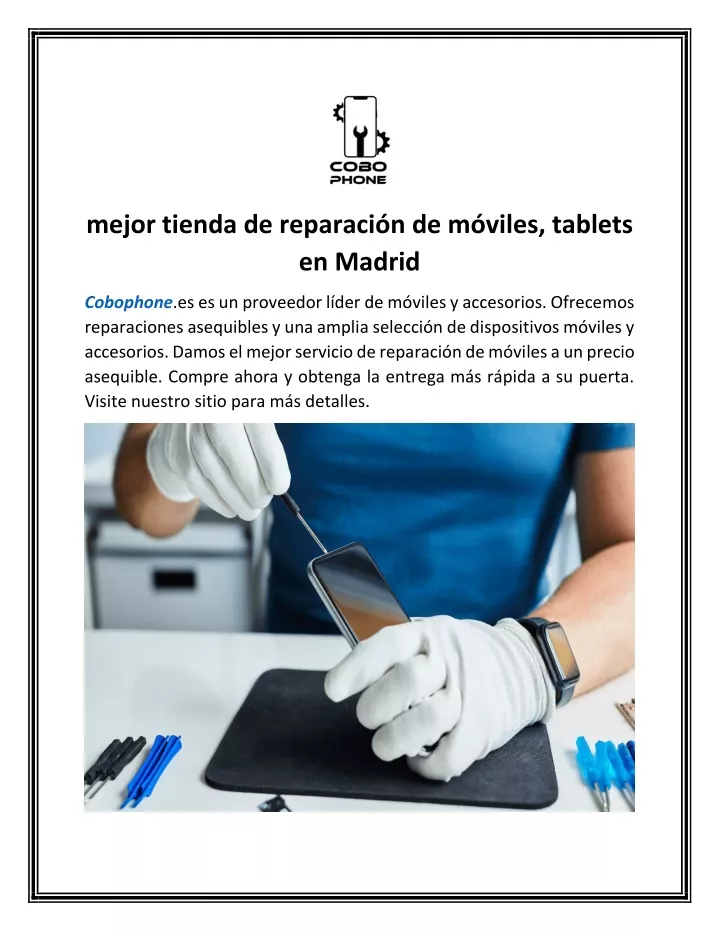 mejor tienda de reparaci n de m viles tablets