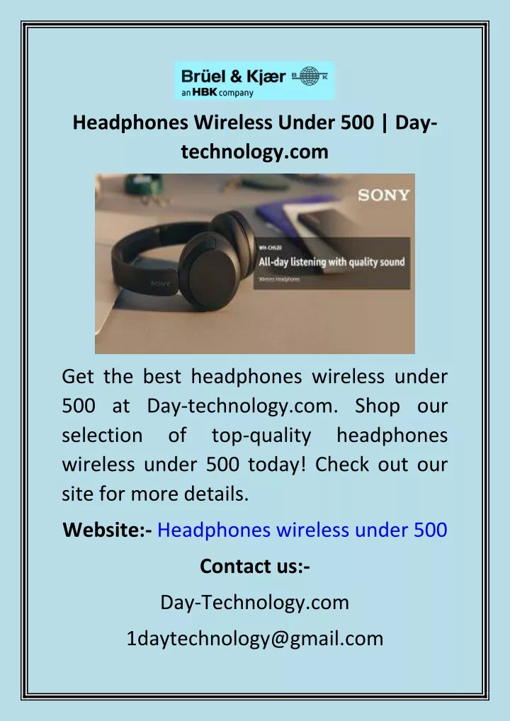 headphones wireless under 500 day technology com