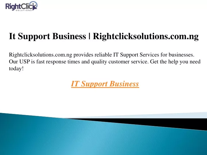 it support business rightclicksolutions