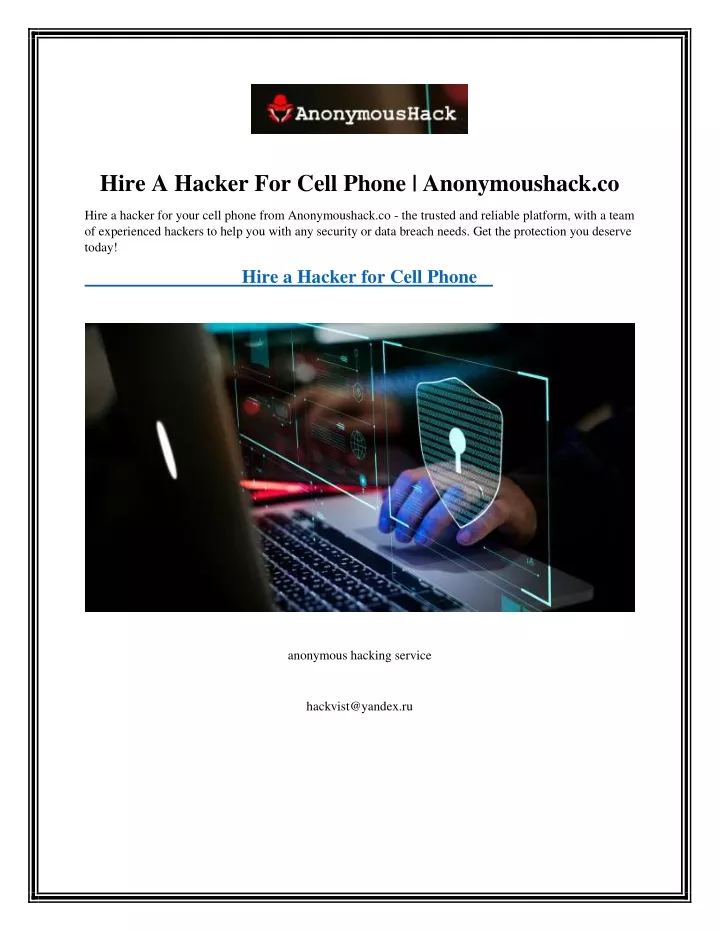 hire a hacker for cell phone anonymoushack co