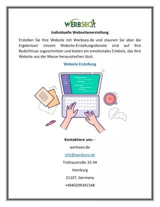 individuelle webseitenerstellung
