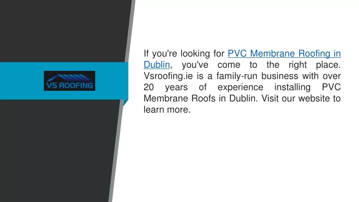 if you re looking for pvc membrane roofing