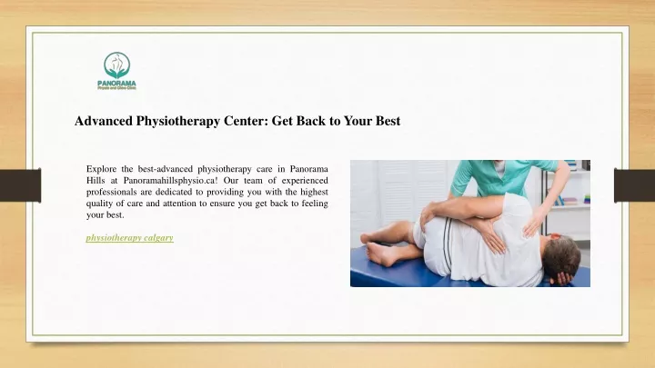 advanced physiotherapy center get back to your