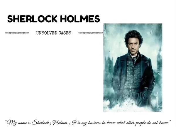 sherlock holmes