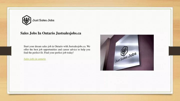 sales jobs in ontario justsalesjobs ca