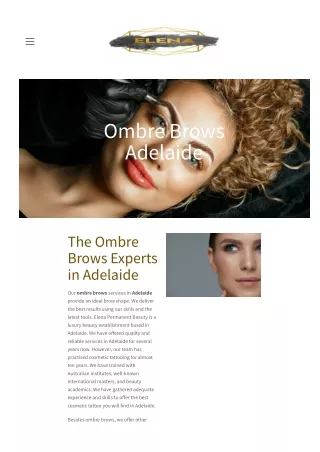 Ombre Brows Adelaide