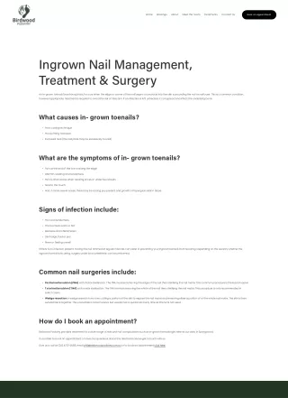 The Best Ingrown Nail Management & Surgery Services in Blue Mountains