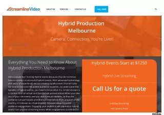Hybrid Production: The Future of Event Planning in Melbourne