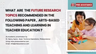 an academic presentation by dr nancy agnes head