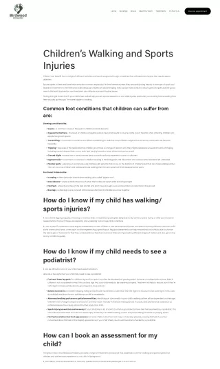 Expert Tips for Treating Children's Walking and Sports Injuries