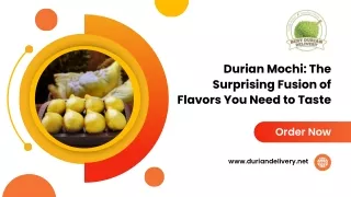 Durian Same Day Delivery