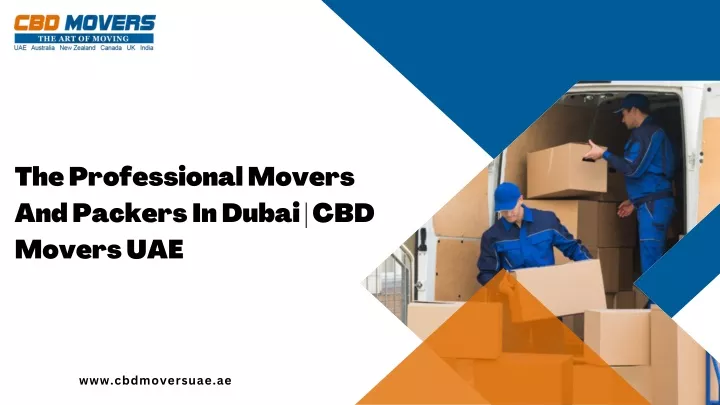 the professional movers and packers in dubai