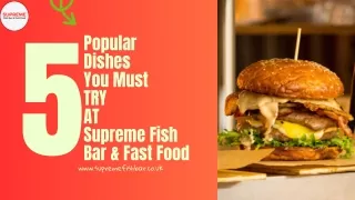 Supreme Fish Bar & Fast Food | restaurant takeaways | takeaway indian