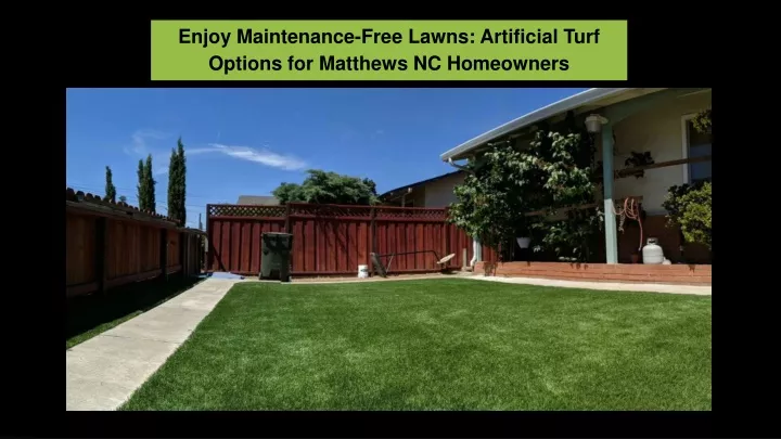enjoy maintenance free lawns artificial turf