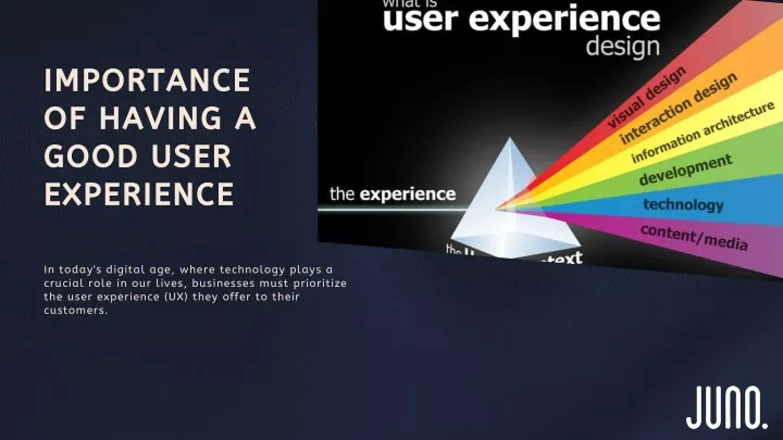 importance of having a good user experience