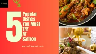 Saffron | Order Indian Takeaway in Borehamwood | ChefOnline