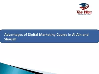 advantages of digital marketing course