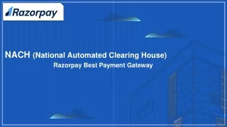 nach national automated clearing house razorpay b est payment gateway