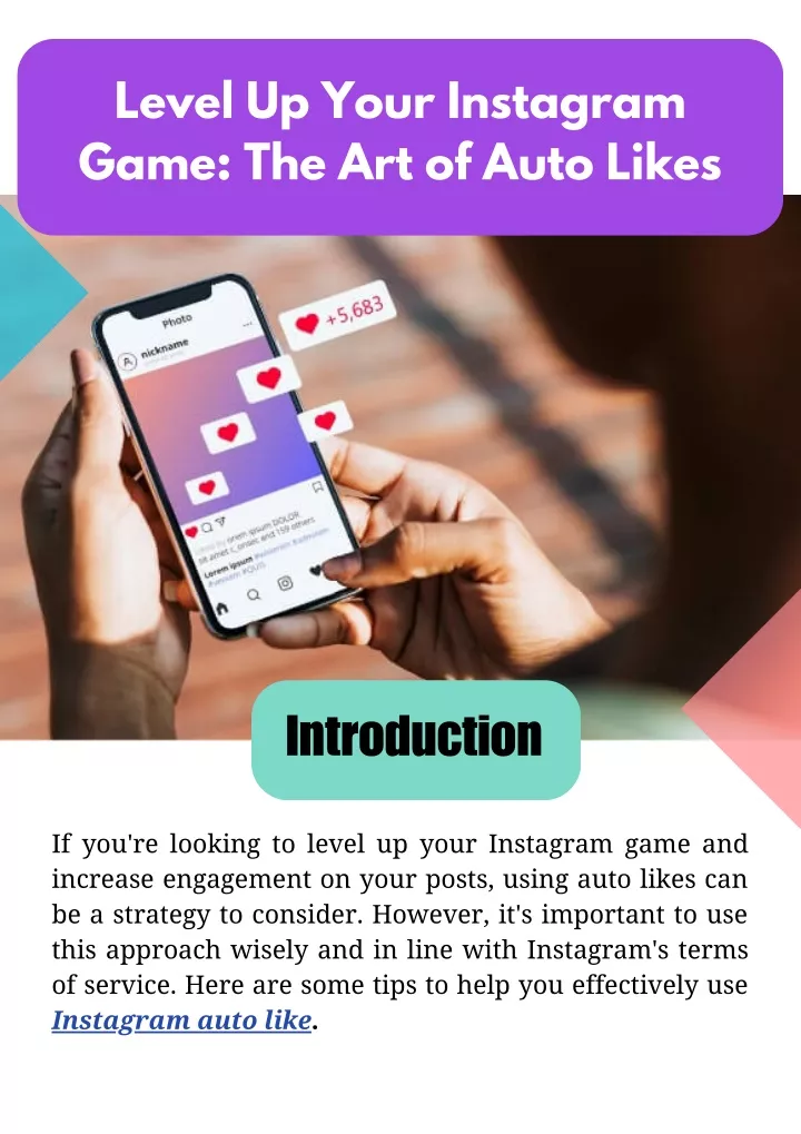 level up your instagram game the art of auto likes