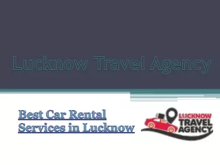 Best Car Rental Services in Lucknow