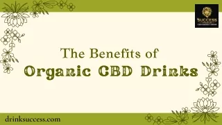 The Benefits of Organic CBD Drinks