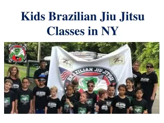 Kids Brazilian Jiu Jitsu Classes in NY