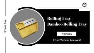 Rolling Tray | Bamboo Rolling Tray