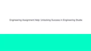 Engineering Assignment Help_ Unlocking Success in Engineering Studies