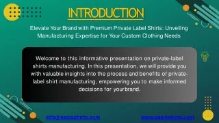 Premium Private Label Shirts: Elevate Your Brand for Custom Clothing