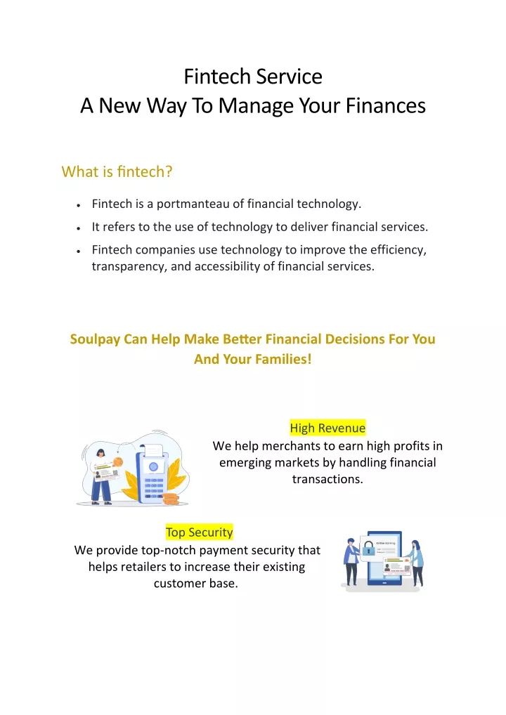 fintech service