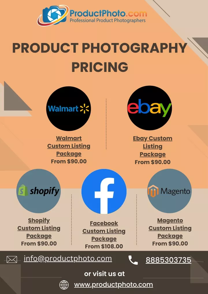 product photography pricing