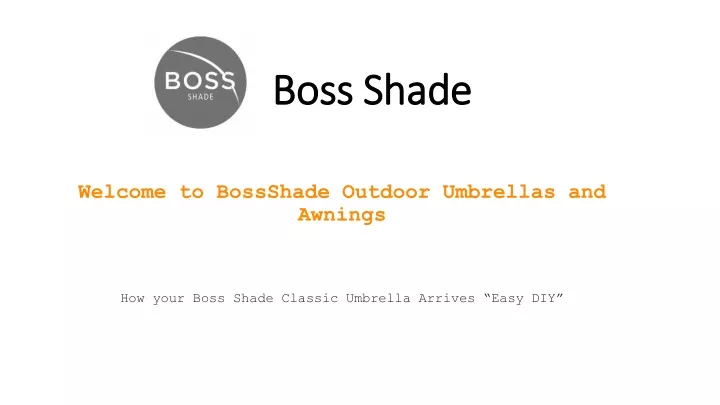 boss shade boss shade