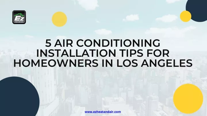 5 air conditioning installation tips