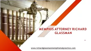 Richard Glassman - Memphis attorney Richard Glassman