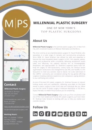 Millennial Plastic Surgery