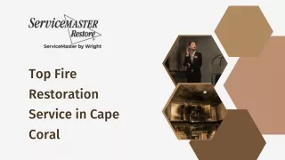Top Fire Restoration Service in Cape Coral