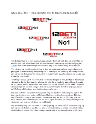 12Bet