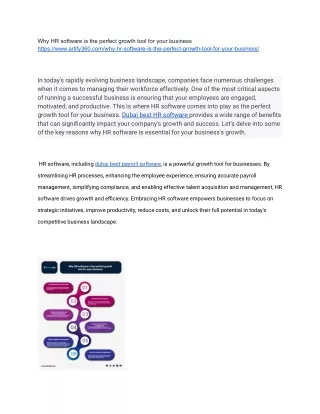 why hr software is the perfect growth tool