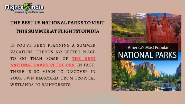 the best us national parks to visit this summer